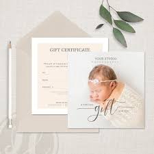 Whether it be for a birthday or the holidays you can find exactly what you are looking for here. Newborn Photography Gift Certificate Template Newborn Baby