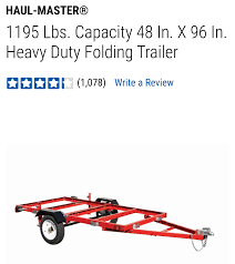 A haul master folding utility stakebed trailer. Where To Get Lug Nuts For Hf Trailers Harborfreight