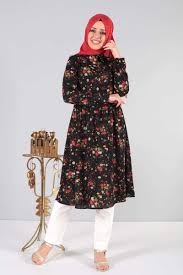 Tesettur Dunyasi Buzgulu Desenli Tunik Modelleri Moda Tesettur Giyim 2020 Tunik Moda Moda Stilleri