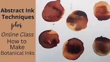 Abstract Ink Techniques + New Online Course - Making Botanical ...