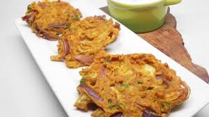 Air Fryer Onion Bhaji Recipe Bhaji Recipe Onion Bhaji Air Fryer Recipes Vegetarian