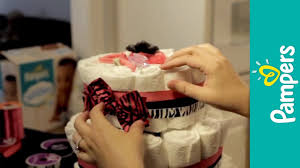 I can make your cake in any color and to match any theme. How To Make A Diaper Cake Pampers Baby Shower Ideas Youtube