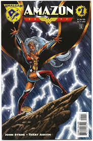 Amazon #1 (1996) Vintage John Byrne DC/Marvel Crossover (Storm Wonder Woman)  | eBay