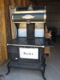 Antique Wood Cook Stove Buck S Manufactured In St Louis Mo Wood Stove Cooking Wood Burning Cook Stove Antique Kitchen Stoves