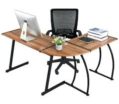 Sedeta l shaped computer desk, 59 inch corner computer desk with storage shelves and drawer, study writing desk table workstation for home office, vintage walnut. Buy Computer Desk Furniture Modern L Shaped Desk Corner Computer Desk Pc Online In Uae 164196024707