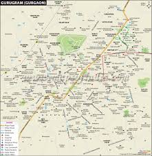 Maps Og Gurgaon In 2020 Map Gurgaon City Map