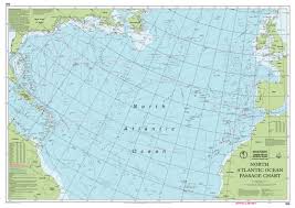 100 north atlantic ocean passage chart imray chart