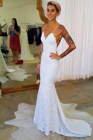 Elegant Cheap Lace Spaghetti Strap Mermaid Simple Long Wedding Dresses Sw160 Wedding Dresses Lace Mermaid Wedding Dress Wedding Dresses Lace