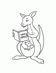 Check spelling or type a new query. Kangaroo Pictures To Color Coloring Home