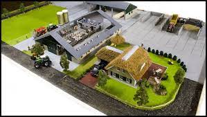 bauernhof mit kuhstall und silo siku bauernhof bauernhof hof