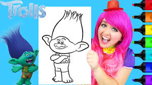 You can use our amazing online tool to color and edit the following branch trolls coloring pages. Coloring Trolls Branch True Colors Coloring Page Prismacolor Markers Kimmi The Clown Youtube