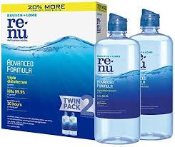 2 Pack Of 12oz Bausch Lomb Renu Advanced Formula Contact Lens Solution 9 22 Contact Lens Solution Amazon Subscribe And Save Contact Solution