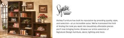 Amazon Com Signature Design By Ashley Hamlyn Large Bookcase Medium Brown Furniture Decor