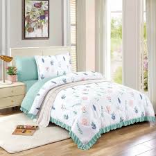 مفرش صيفي مفرد ونص 4 قطع لينا Bed Blanket Home