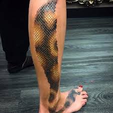 For the making of black tattoos designs black ink used which look so beautiful. Tattoo Uploaded By Tattoodo Seriously Real Snakeskin By Paul Richards Paulrichards Monstat Paul Hyperrealism Realistic Snakeskin Snake Scales Color Pattern Tattoooftheday 420113 Tattoodo