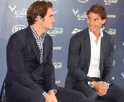 The tennis fraternity loves the great rivalry that roger federer and rafael nadal share on the court. Friendly Rivals Rafael Nadal And Roger Federer Celebrate The Great Memories We Shared