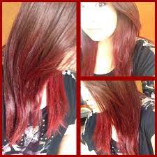 I Dyed The Bottom Half Of My Hair Red 3 Red Hair Looks Hair Color Underneath Dye Bottom Half Of Hair