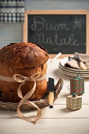 Panettone On A Wicker Tray Panettone Food Christmas Cake
