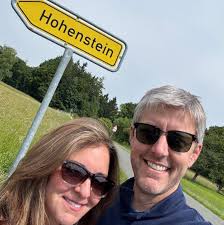Guten Tag from Germany! Lori & I have started an amazing trip through  Europe celebrating a big birthday for her. It begins in the “mother  country” at the Hohenstein castle, Porsche Museum,