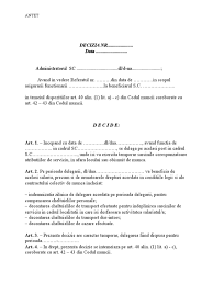 112 din codul muncii prevede ca pentru salariatii cu norma intreaga, durata normala a timpului de munca este de 8 ore pe zi si de 40 de ore pe saptamana. Model Decizie Delegare Pdf