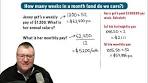 How many weeks in a month (and do we care?) - YouTube