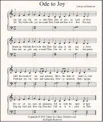 Joyful Joyful We Adore Thee God Of Glory Lord Of Love Lyrics With A Simple Piano Arrange Trumpet Sheet Music Clarinet Sheet Music Piano Songs Sheet Music