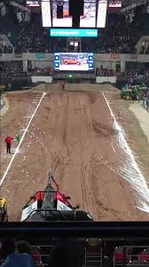 national farm machinery show2023 national championship tractor pull 4x4  super stock diesel truck#fyp #tractorpulling #kynfms #kynfms23 @kynfms