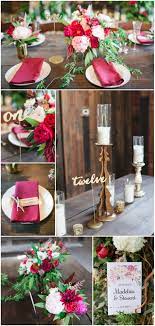 Rustic Chic Wedding Design Bare Farm Table Wine Red Linens Peonies And Dahlias Pink Pe Pink Wedding Centerpieces Pink Wedding Decorations Red Wedding Theme