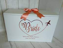 Wedding Dress Box With Ribbon And Tissue Paper Personalised Etsy Wedding Dress Boxes Dress Box Wedding Boxes