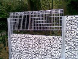 Module Grille Cage Gabion Cloture Gabion Design De Cloture Murs De Soutenement De Jardin