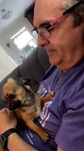 Dad and the dog he didn't want