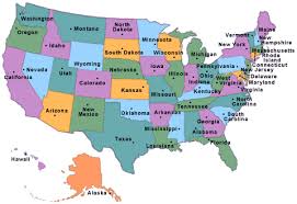 The 50 States Of America Us State Information