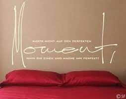 wandtattoo spruche perfekter moment wohnzimmer wandaufkleber schlafzimmer uss428 eur 19 95 wandtattoo spruche wandtattoo schlafzimmer wohnzimmerwand
