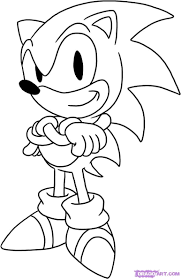 How To Draw Sonic The Hedgehog Step By Step Sonic Characters Pop Desenhos Para Colorir Minecraft Ilustracoes Graficas Desenhos Para Colorir