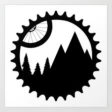 Buy Mtb Logo Art Print By Bongonation Worldwide Shipping Available At Society6 Com Just One Of Millions Of High Quality Products Avai In 2020 Art Logo Mtb Art Prints