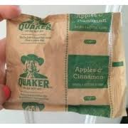 quaker instant oatmeal apples and