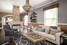 Covet the fixer upper farmhouse style for your living room? Upper Living Room Designs