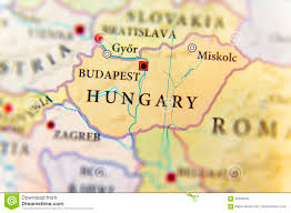 Uno de los casos que. Mapa Geografico Do Pais Europeu Hungria Com Cidades Importantes Foto De Stock Imagem De Beira Hungria 95339562