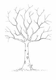Finger Painting Tree Boomtekening Vingerafdruk Vingerafdruk Boom