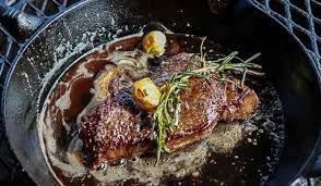 Elk Steaks How To Cook Elk Steaks In Cast Iron On The Grill Recipe Elk Steak Elk Recipes Elk Meat Recipes
