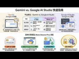 Gemini 與Google AI Studio 的差異？