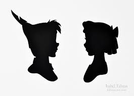Peter Wendy 3 Peter Pan Silhouette Disney Silhouettes Peter Pan Disney