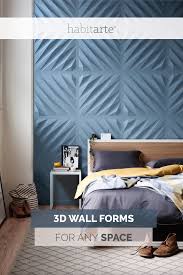 Wall form system for concrete walls. Wall Forms By Habitarte Is Our Line Of Three Dimensional Decorative Panels With Which You Can Give Life To A Flat Home Interior Design Home Decor Modern Room