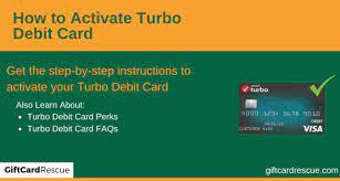 **direct deposit early availability depends on timing of payor's payment instructions and fraud prevention restrictions may apply. How To Activate Turbo Debit Card Giftcardrescue Com