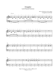 Solo, piano & vocal and piano.easy (format.pdf). Imagine John Lennon Piano Sheet Music Free Best Music Sheet