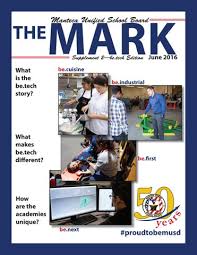 Mark be tech edition june 2016 by Manteca Unified School District