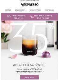 Discover the ultimate coffee experience today. Nespresso 35 Off Vertuo Machines Milled