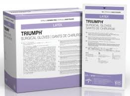 Triumph Latex Surgical Gloves Medline Industries Inc