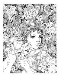 Download Momogirl Portrait Coloring Book In 2020 Vintage Coloring Books Coloring Books Fairy Coloring Pages