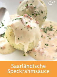 Saarlandische Speckrahmsauce Rezept Rezept Rahmsauce Rezept Rezepte Sossen Rezepte